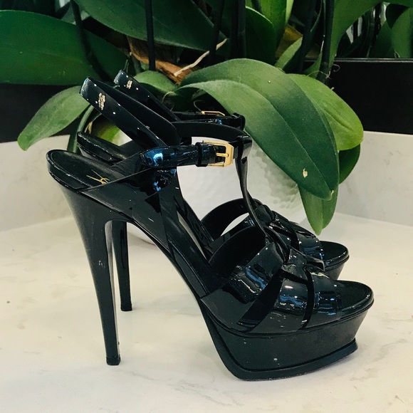 YSL TRIBUTE PLATFORM SHOES - Picture 1 of 8